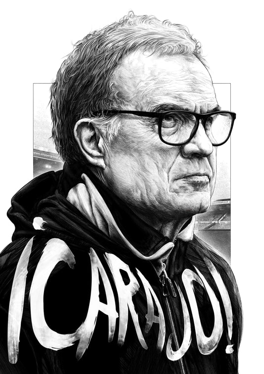 Marcelo Bielsa Carajo! Limited Edition Giclée Print