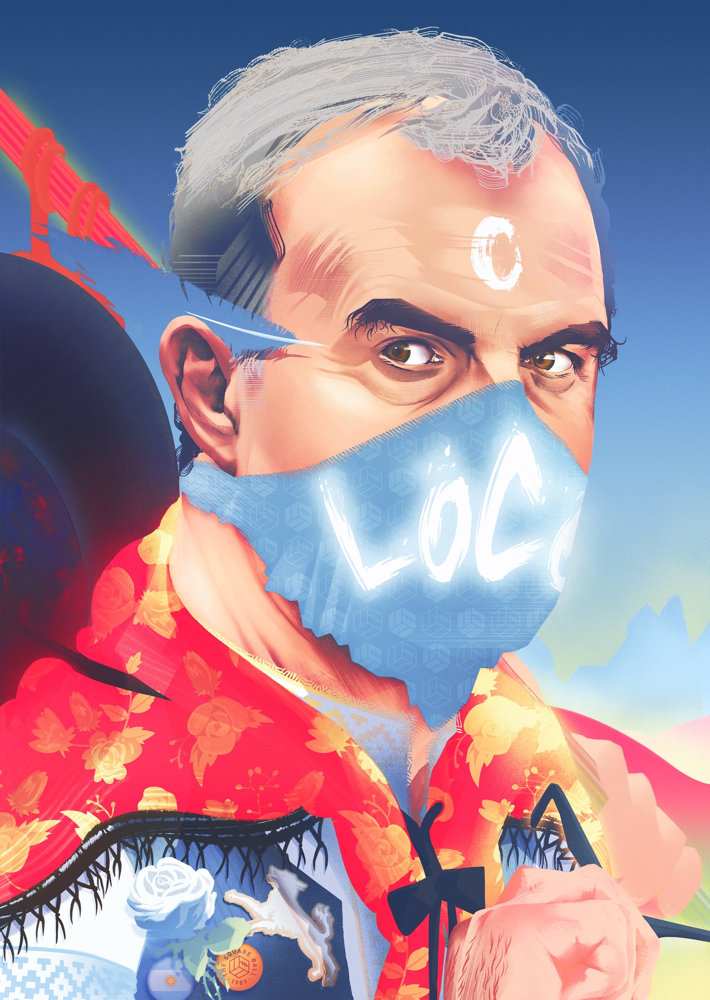 El Loco Bielsa Limited Edition Signed Giclée Print