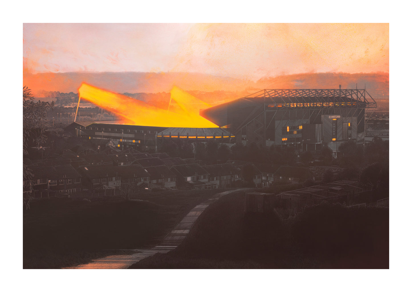 Elland Road - Cover Art Variant Limited Edition Signed Giclée Print